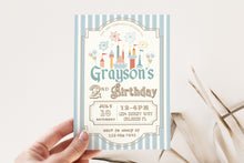 Load image into Gallery viewer, Boy Birthday Invite | 2nd Birthday Invitation | Boy Birthday Theme | Digital Birthday Invite | Boy Birthday Party