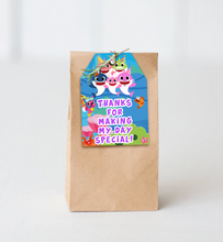 Load image into Gallery viewer, Baby Shark Birthday Invitation // Girl Baby Shark Invitation // Cute Baby Shark Girl Invitation // Baby Shark // Girl Shark Invite //