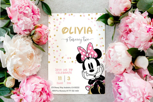 Girl Birthday Invite | Printable 2nd Birthday Invitation | Girl Birthday | 2nd Girl Birthday Invite | Girl Birthday Party