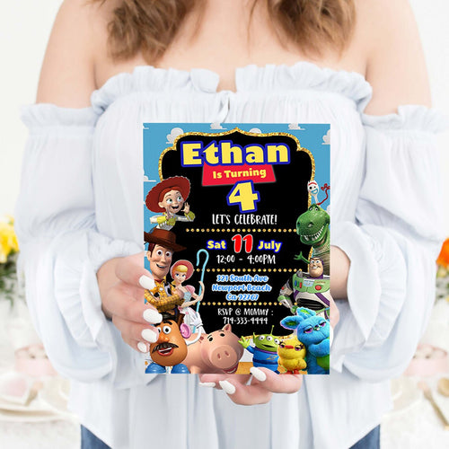 Digital Birthday invitation | Kids Birthday invites | E-invite | Digital invite | Card Invite | Boy birthday