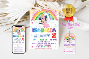 Girl Birthday Invite | Printable 2nd Birthday Invitation | Girl Birthday | 2nd Girl Birthday Invite | Girl Birthday Party