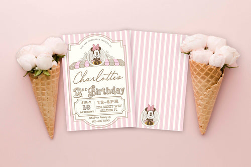 Girl Birthday Invite | Printable 2nd Birthday Invitation | Girl Birthday | 2nd Girl Birthday Invite | Girl Birthday Party