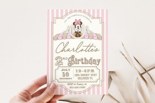 Girl Birthday Invite | Printable 2nd Birthday Invitation | Girl Birthday | 2nd Girl Birthday Invite | Girl Birthday Party