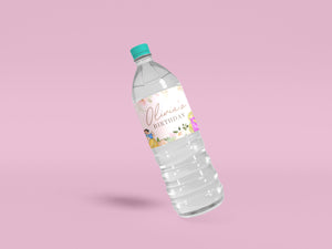 Princess Bottle Wrapper | Princess Pink Bottle Wrapper Printable | Princess, DIGITAL FILE ONLY