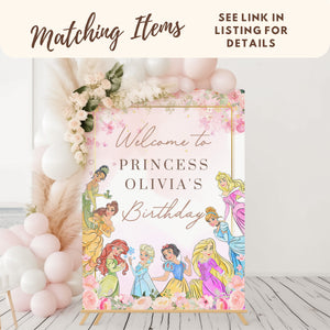 Princess Bottle Wrapper | Princess Pink Bottle Wrapper Printable | Princess, DIGITAL FILE ONLY