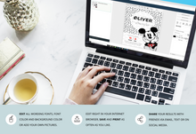 Load image into Gallery viewer, Mickey Mouse Birthday Invite | Printable Mickey Mouse Invitation | Modern Mickey Mouse Invitation | Mickey Mouse Décor | Disney Birthday Theme